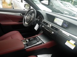 Lexus GS 350 Red interior